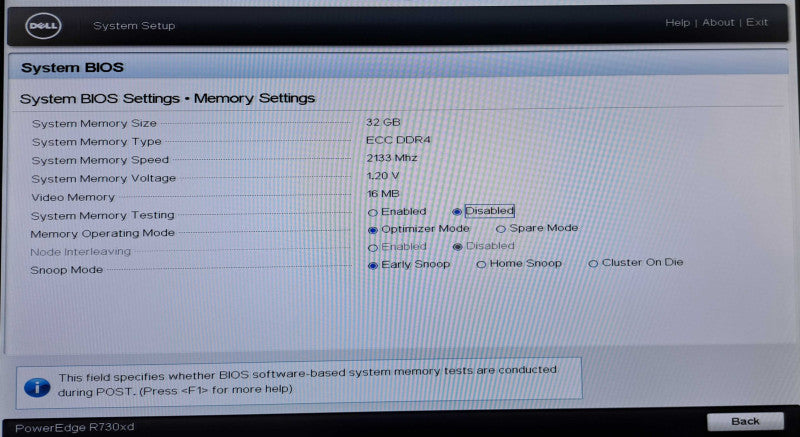 Dell R730xd 24x 2.5" | 1x Xeon E5-2683 v3 @2.00GHz, 32GB DDR4, H730P Mini