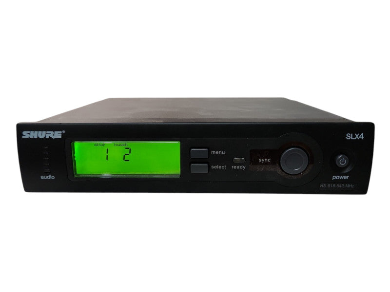 SHURE SLX4-H5 518-542 MHz Wireless Receiver, READ