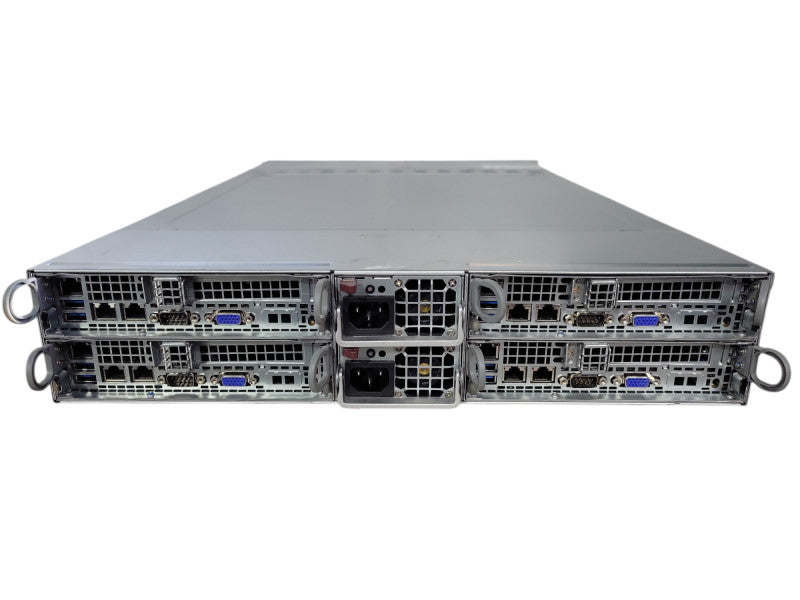 Supermicro 10DRT-H 4x Node Server | 8x Xeon E5-2680 v3 @2.50GHz, 128GB DDR4 !