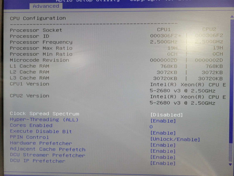 Supermicro 10DRT-H 4x Node Server | 8x Xeon E5-2680 v3 @2.50GHz, 128GB DDR4 !