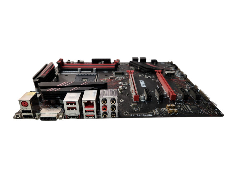 MSI B450 GAMING PLUS AM4 Motherboard, No I/O Shield, READ