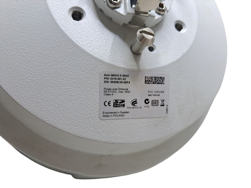 AXIS Q6032-E Dome Pan Tilt Zoom Network Security Camera | TESTED