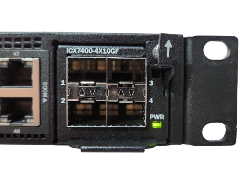 Brocade ICX 7450-48 48x 1GbE RJ45 1U Switch w/ ICX7400-4X10GF Module