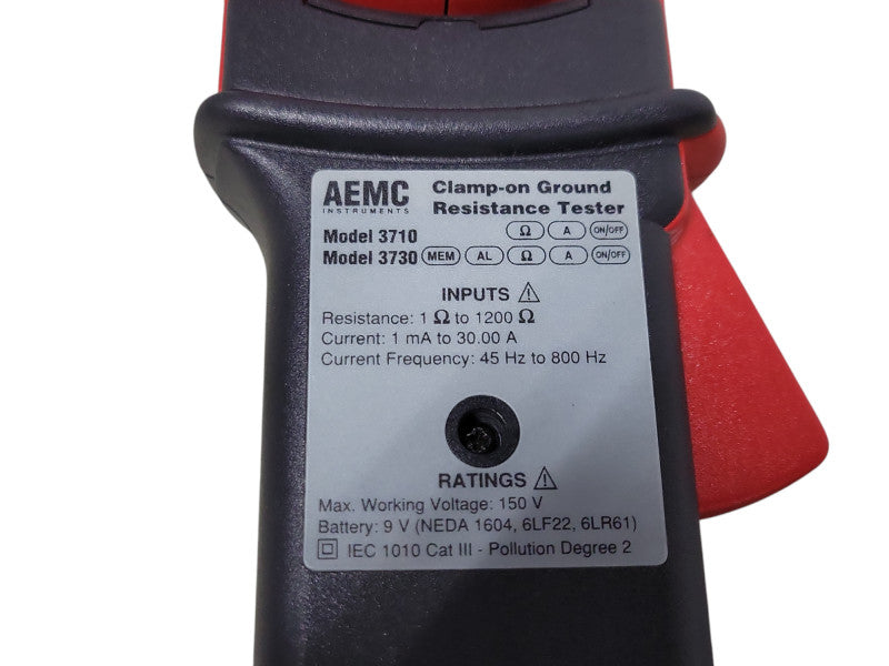 Aemc 3730 Clamp-on Ground Resistance Tester, READ _