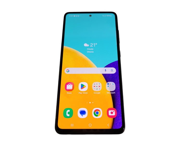 Samsung Galaxy A52 5G - 128GB - Black [SM-A526W] READ !