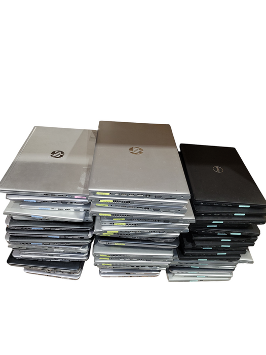 Lot 62x B/C-Grade Dell/HP 6-8Gen Laptops (HDLC7-07)