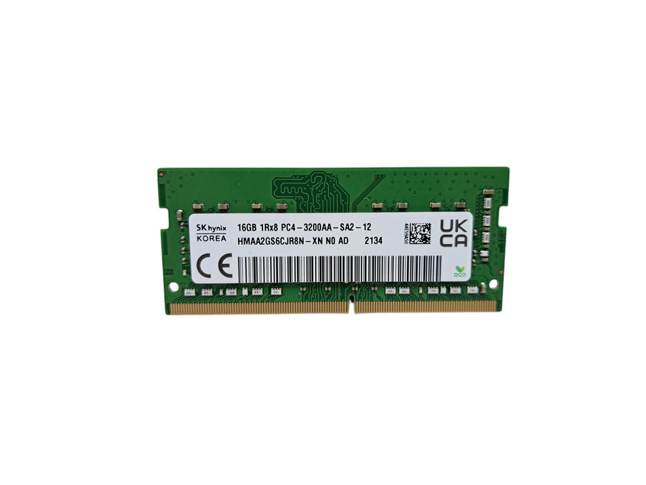 SK Hynix 16GB 1RX8 PC4-3200AA-SA2 SODIMM Memory RAM HMAA2GS6CJR8N-XN )