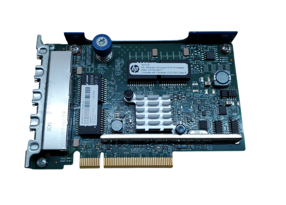 HP ProLiant Gen8 Server 4-Port Gigabit 1GB 331FLR PCI-Express x8 Adapter Card