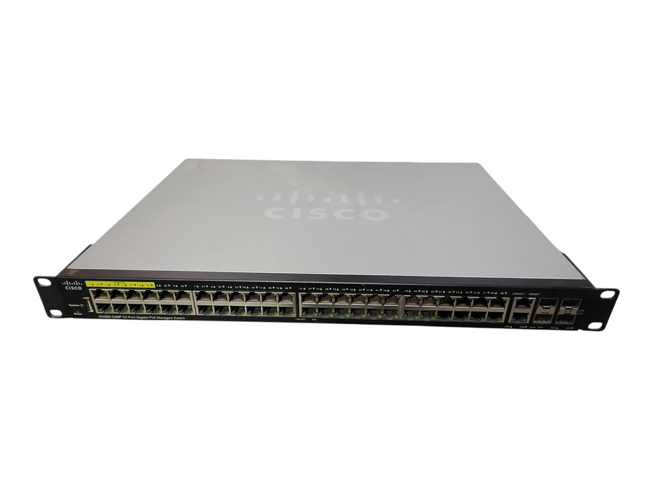 Cisco SG350-52MP-K9 V02 52-Port Gigabit PoE Managed Network Switch