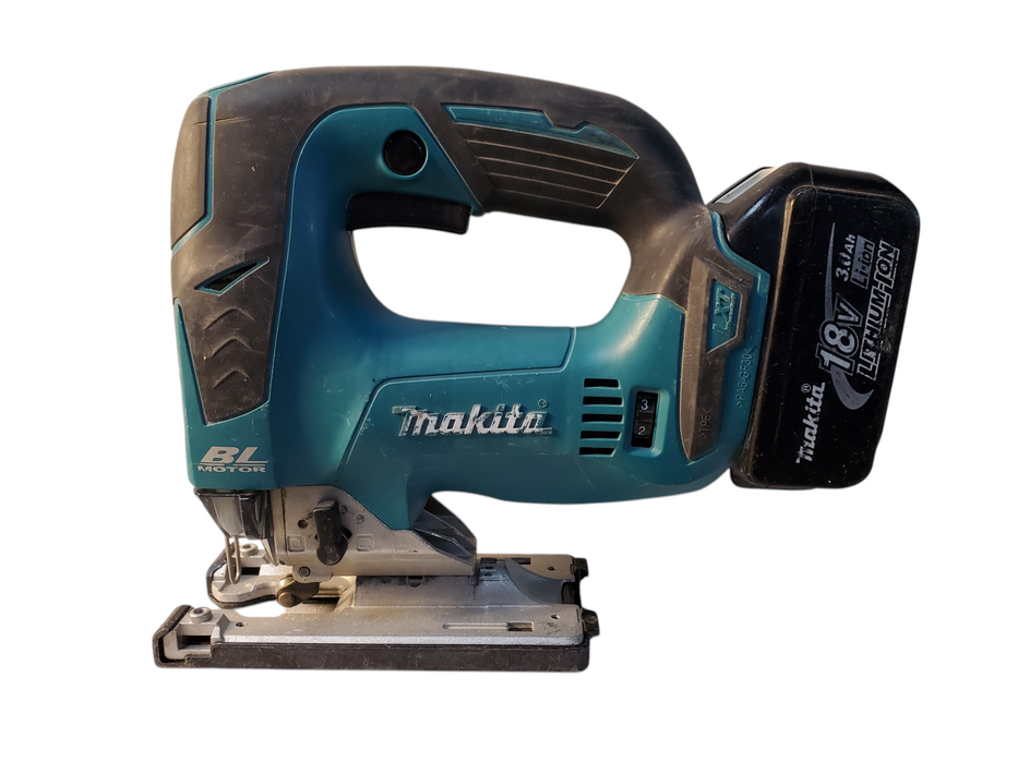 MAKITA LXT DJV182 18V 135MM CORDLESS JIGSAW BODY AND BATTERY