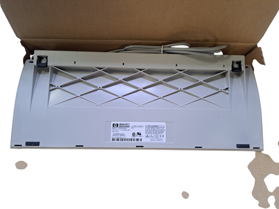 HP Hewlett Packard Keyboard PS/2 C3758-60202 C3758A VINTAGE (New Open Box) )