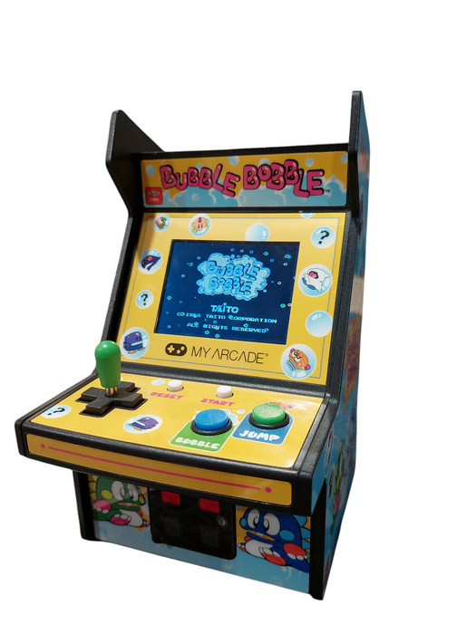 DreamGear My Arcade Mini Taito Arcade Stand Up Bubble Bobble 1986  =
