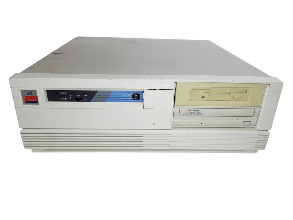 AGI 1700C Vintage PC - AMD5k86 75Mhz CPU 8MB RAM NO HDD %