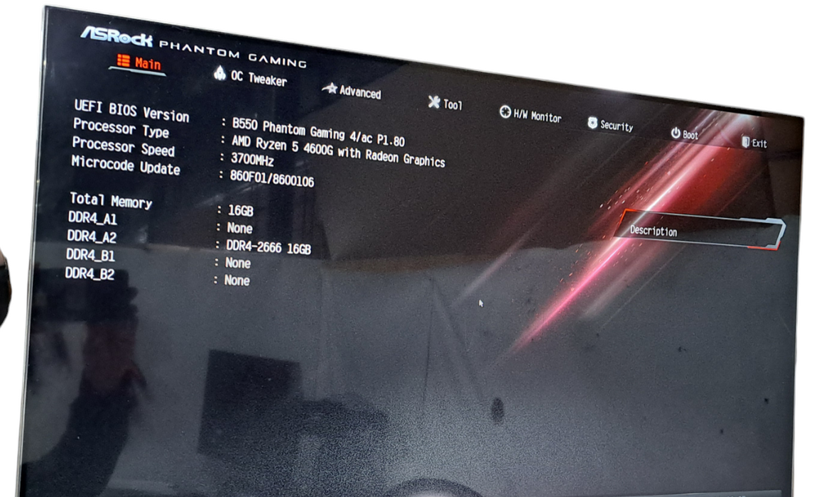Custom PC Ryzen 5 4600G|16GB DDR4|500GB NVME|1060 GPU|B550 Phantom Gaming|