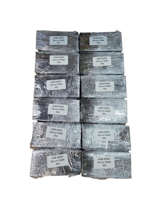 Lot of 240x, Assorted 4GB DDR3 Server RAM