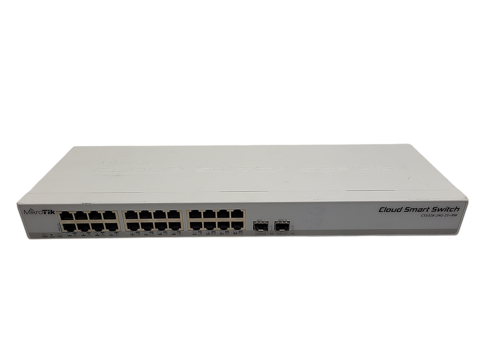 MikroTik CSS326-24G-2S+RM | 24-Port Gigabit Ethernet Switch | 2x SFP+ Q$