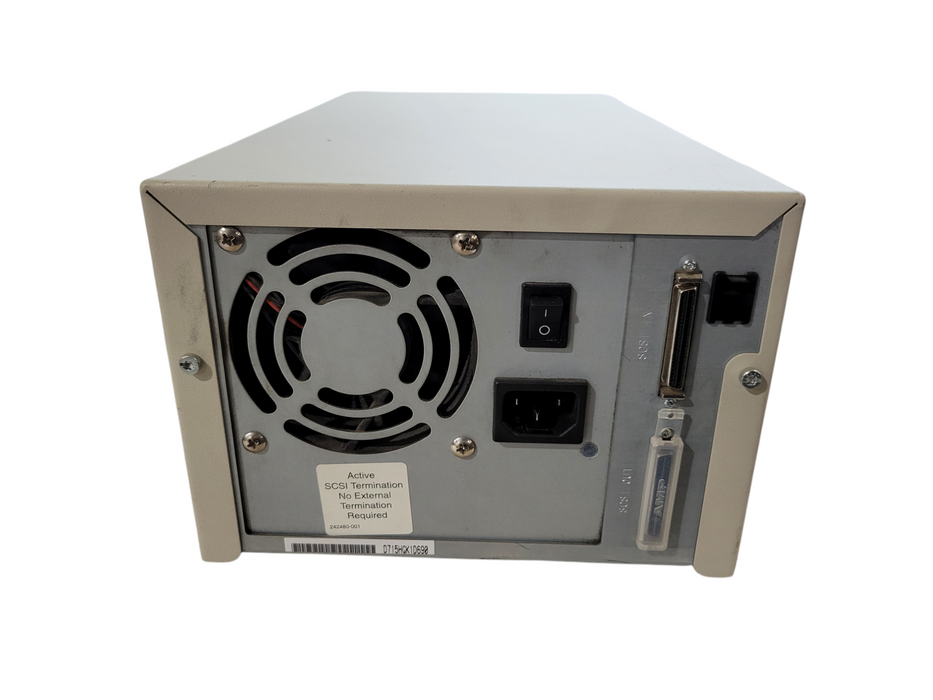 Compaq SCSI External Tape Drive  %
