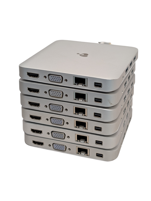 Lot of 6x IOGEAR Compact USB-C Docking Station PD Pass-Thru GUD3C03 -