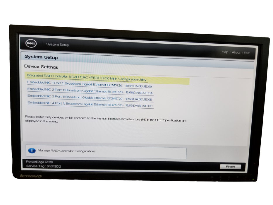 Dell PowerEdge R530 2x Xeon E5-2603v4 32GB RAM DDR4 PERC H730-Mini 2x1100W