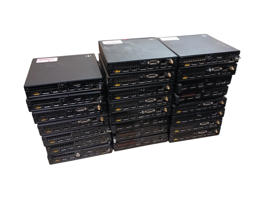 Lot of 23x AMD Ryzen Pro HP & Lenovo USFF Desktops Tested (AMD-12)