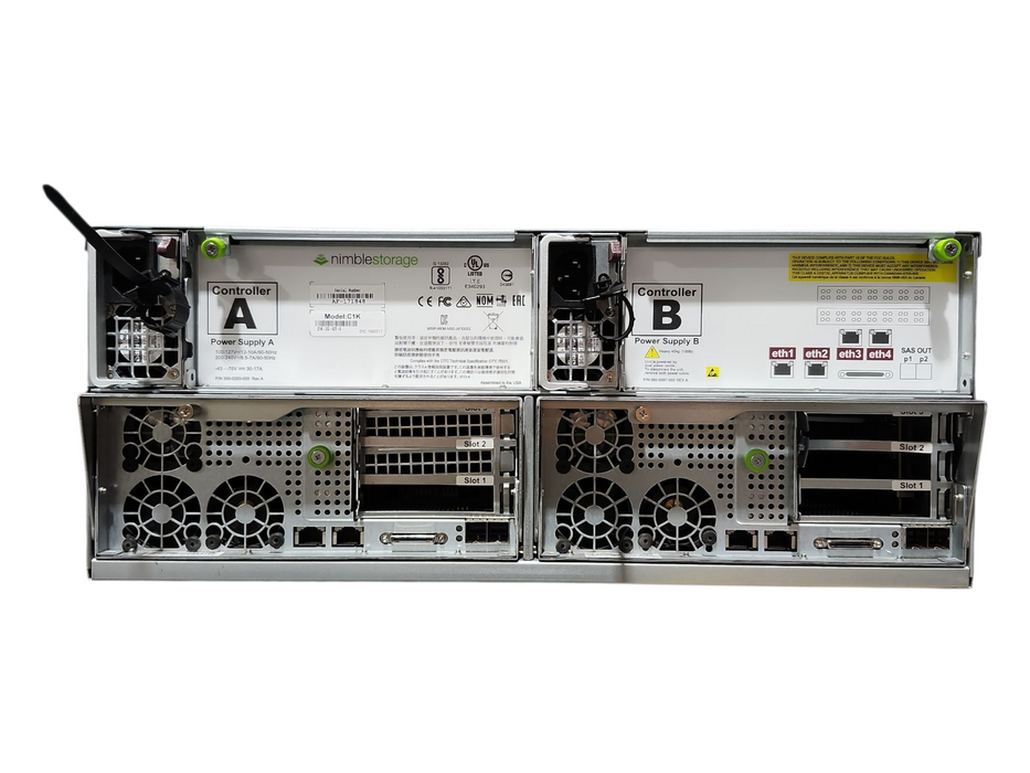 Nimble Storage AF5000 / Supermicro X10DRS-4U-NS021 w/ 2x Nodes 2x1000W