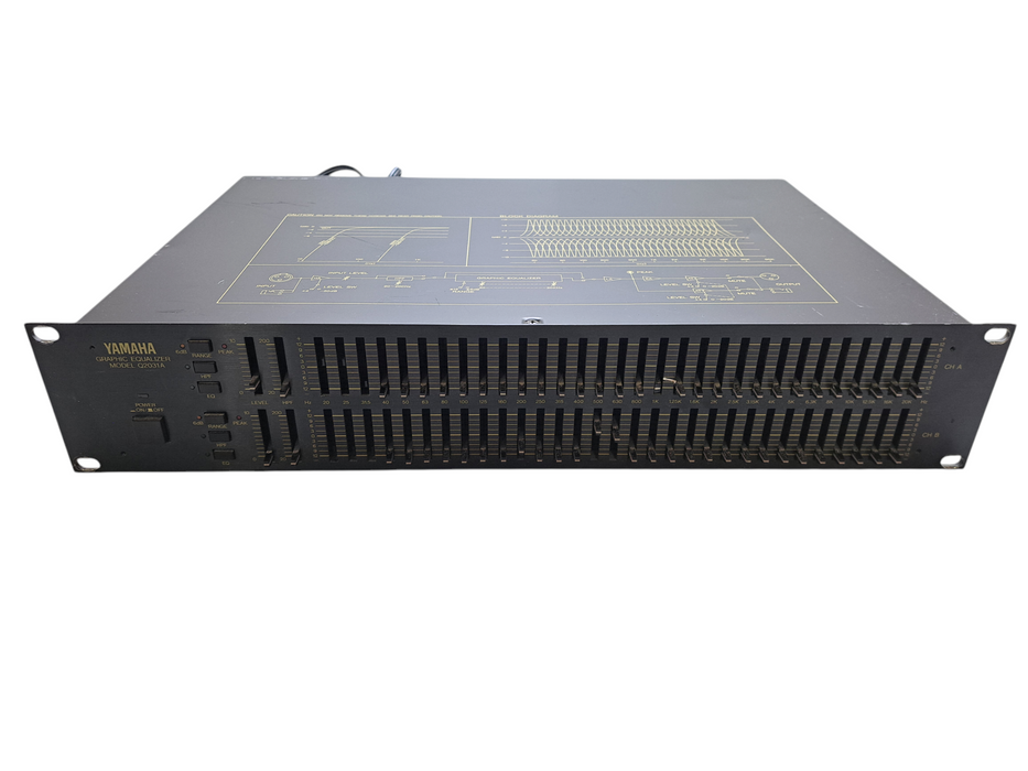 Yamaha Q2031A Dual Channel 31 Band Graphic Rack Equalizer *READ* )