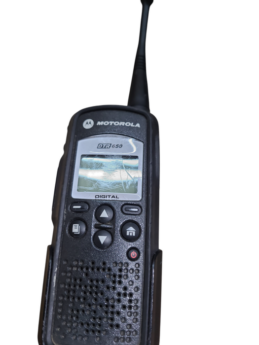 Lot 2x Motorola DTR650 Two-Way Digital Business Radio Walkie Talkie