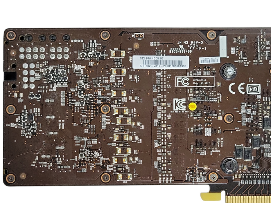 MSI GeForce GTX 970 4GB GDDR5 Graphics Card  _