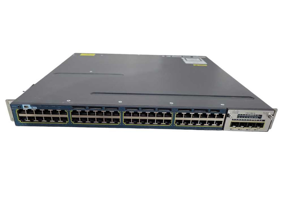 Cisco WS-C3560X-48P-S, 48-Port Gigabit PoE+ Switch, W/ C3K-NM-1G !