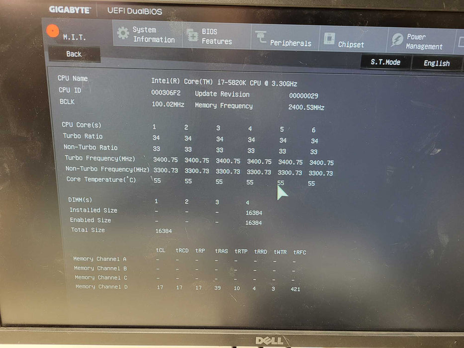 Custom PC Gigabyte GA-X99-UD3P i7-5820K CPU 16GB DDR4 512GB SSD 500W PSU $