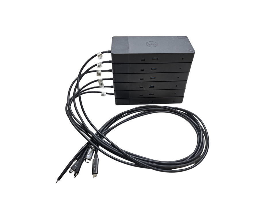 Lot of 6x Dell WD19 K20A USB-C Docking Station HDMI Dual DisplayPort LAN )