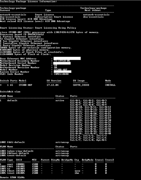 Cisco C9300-48P-E Managed 48 port PoE+ Switch, C9300-NM-8X, 2x PSU 715 $