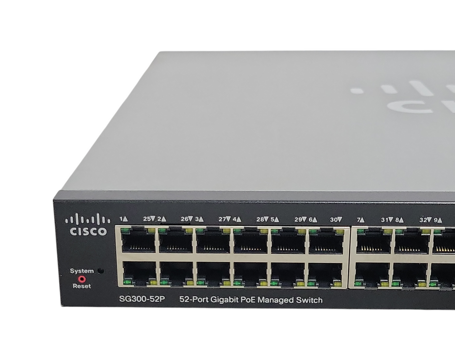 Cisco SG300-52P 52-Port gigabit PoE Managed Switch _
