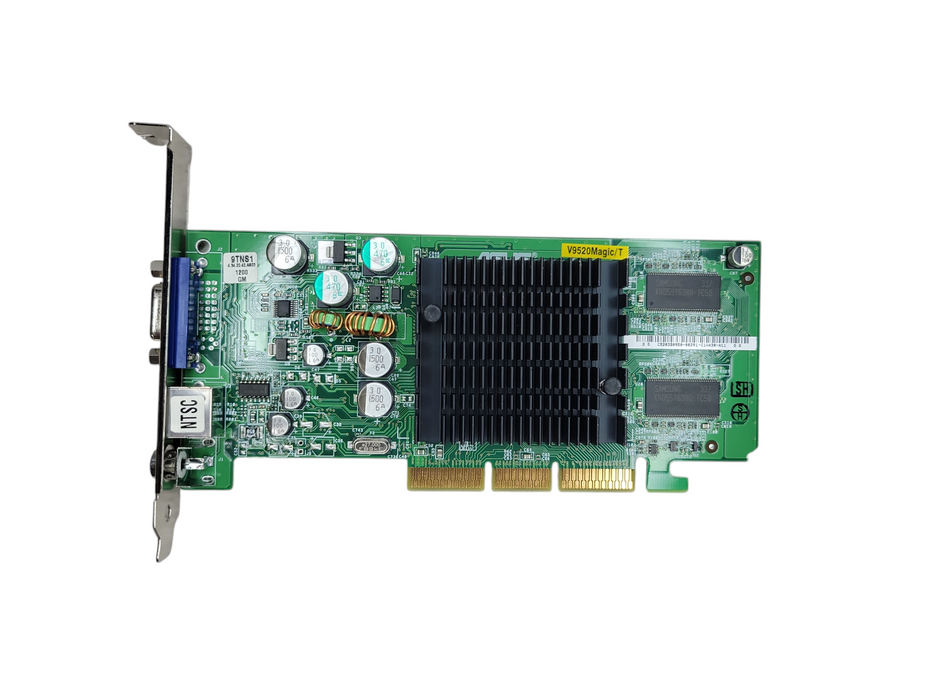 AGP card ASUS V9520Magic T 64M 0351109-A01-01483 NTSC VGA S-Video Comp-out %