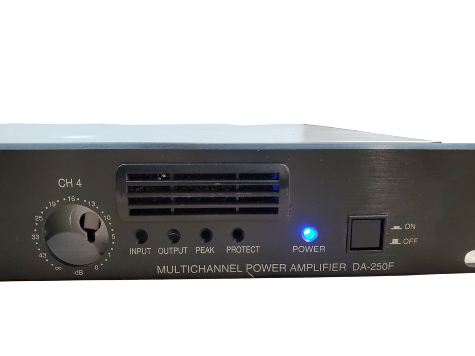 TOA Multichannel Power Amplifier DA-250F *READ*