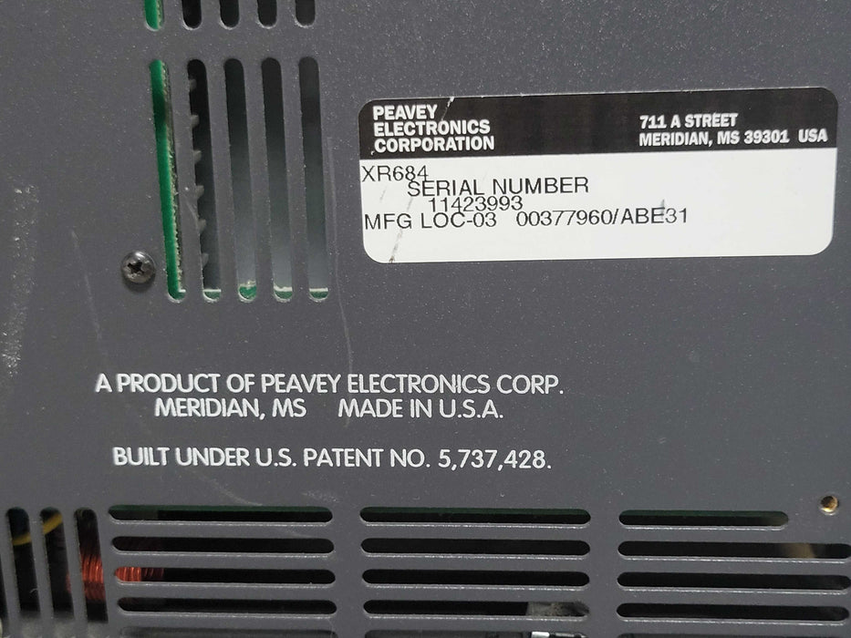 Peavy XR684 Stereo powered Mixer 2x200 Watts, READ _