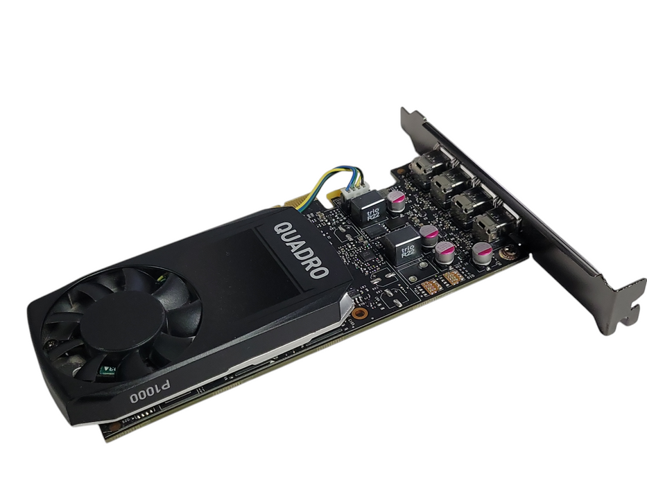 NVIDIA Quadro P1000 4GB GDDR5 Workstation Graphics Card, FH Bracket _