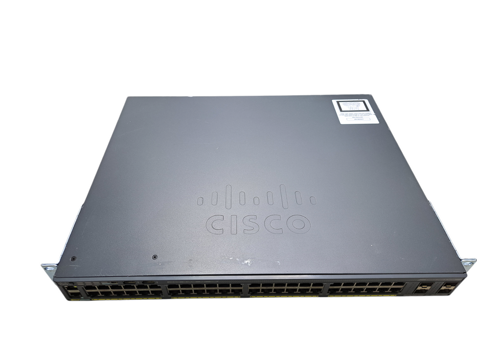 Cisco WS-C2960X-48LPS-L V03 | 48-Port Gigabit PoE+ 370W Switch | 4x SFP