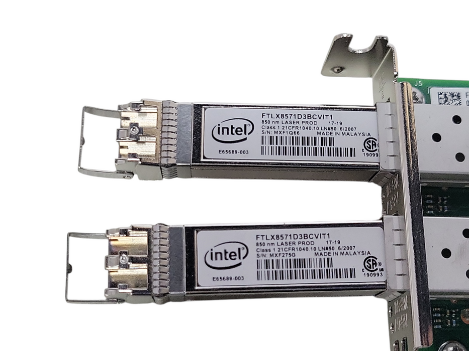 Dell X710-DA Dual Port 10Gb Network Adapter 05N7Y5 2x SFPs LP bracket _