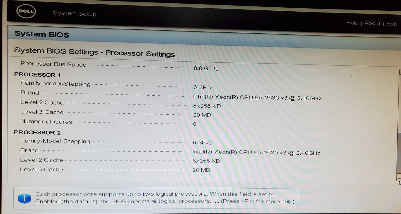 Dell PowerEdge R630 2x Xeon E5-2630 v3 64GB RAM H330 mini - No HDD