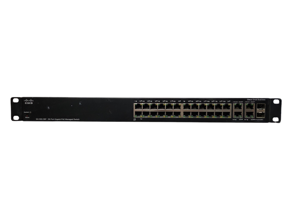 Cisco SG300-28P 28-Port Gigabit PoE Managed Switch SRW2024P-K9