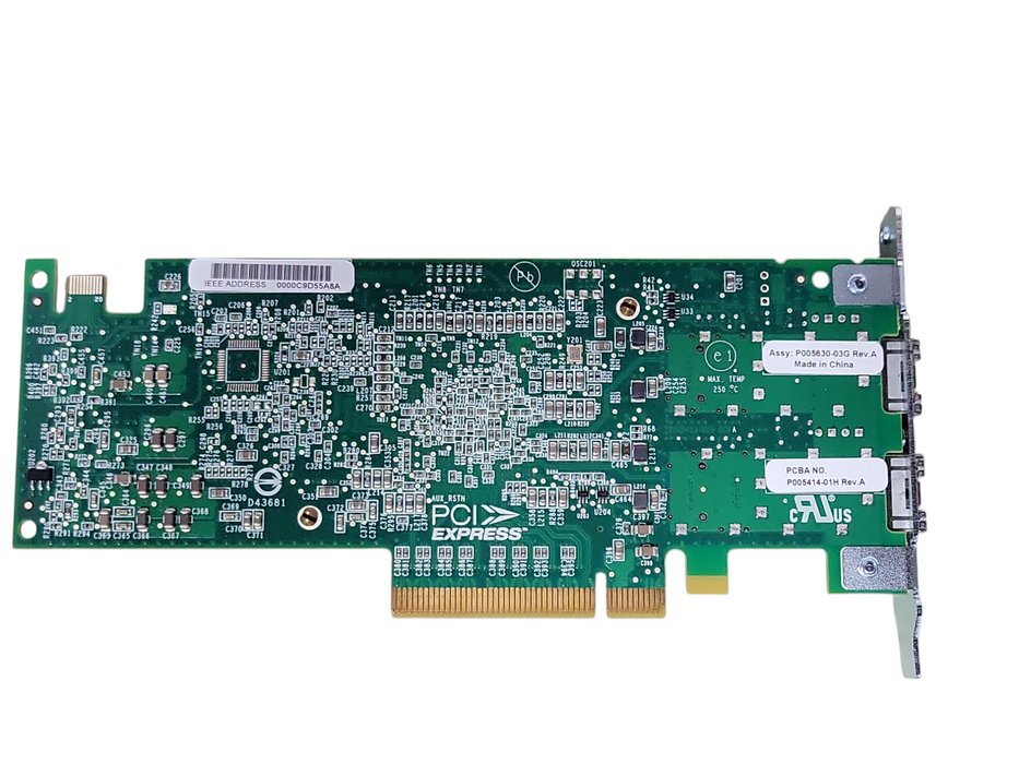 EMULEX P005630-03G Dual SFP Port 10GB PCI-E FC Network Adapter Card _