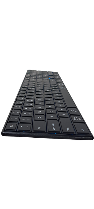 Wireless Bluetooth Thin  Keyboard 7 Color Backlit Docking 7602 Q