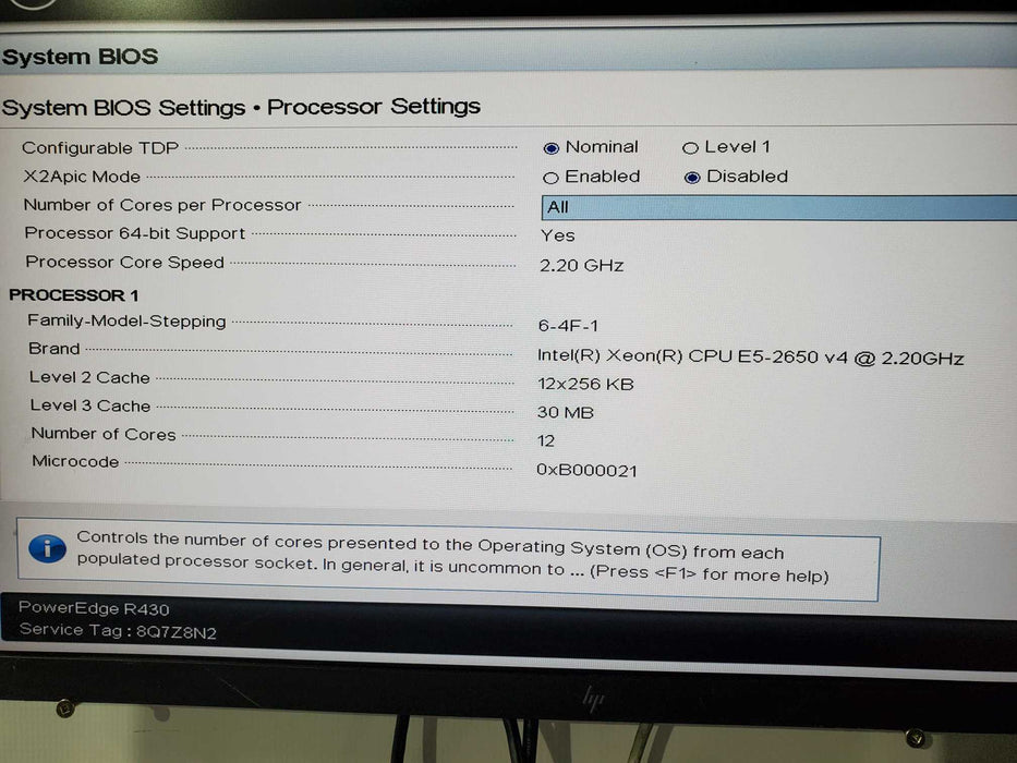 Dell PowerEdge R430 1x Xeon E5-2650 v4 64GB DDR4 - No HDD