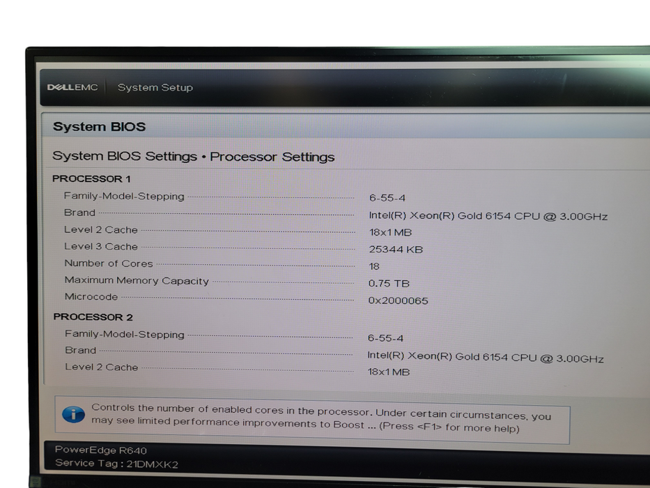 Dell PowerEdge R640 - 2x Xeon Gold 6154 64GB DDR4 PERC H740 Mini 2x1100W PS %