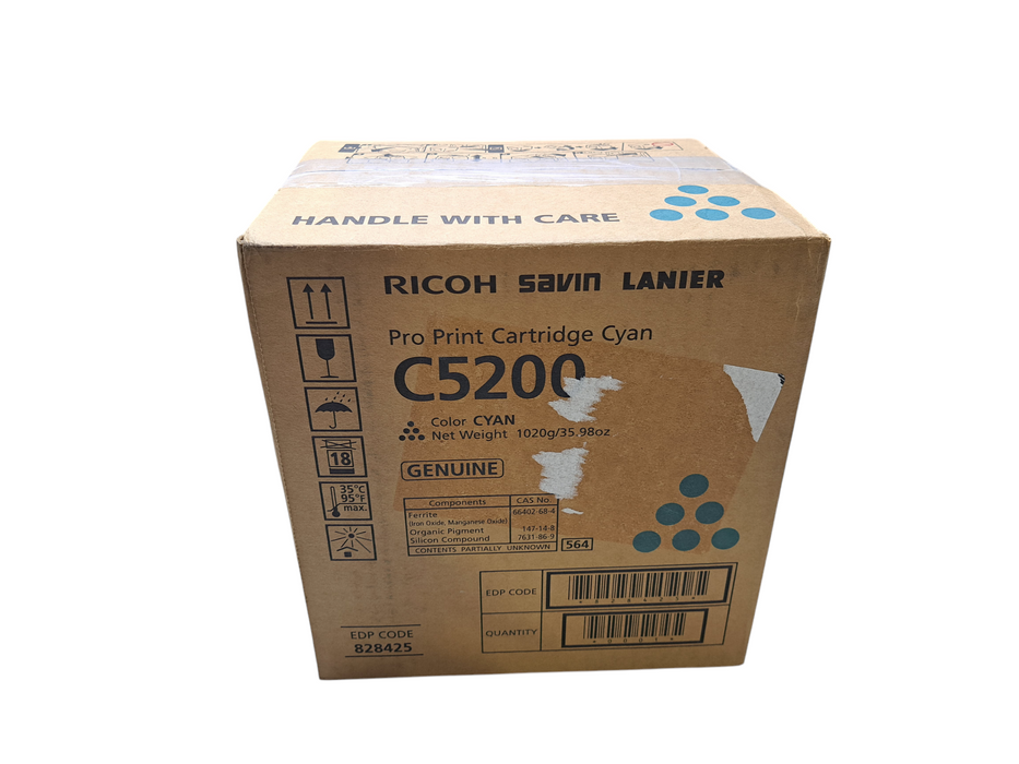 (Open Box) Ricoh Savin Lanier C5200 Toner Cartridge | CYAN 828425