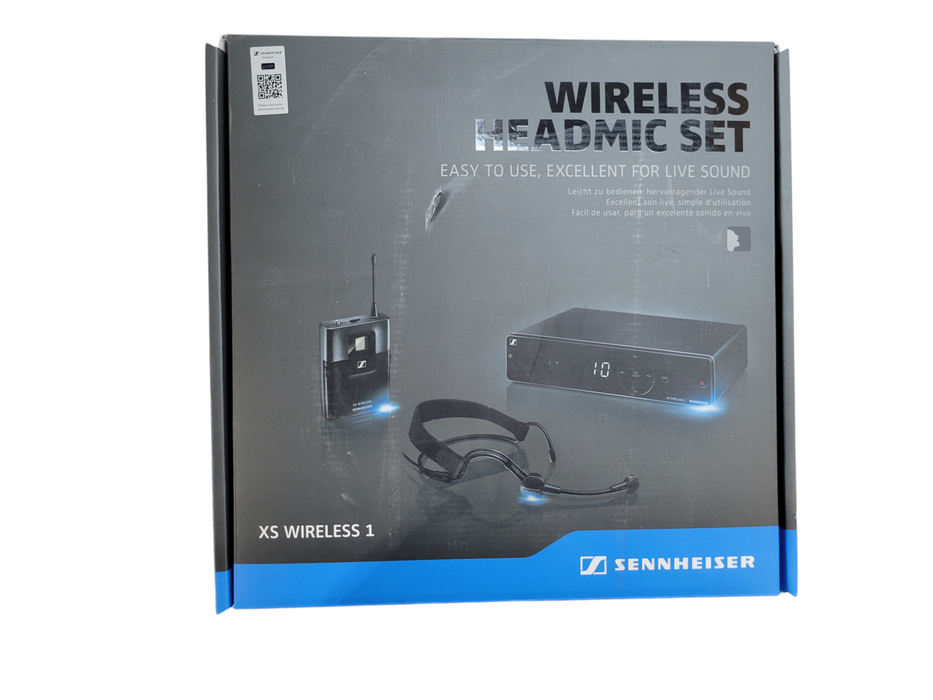 Sennheiser XSW 1-ME3 Live Vocal Headset Wireless Microphone System %