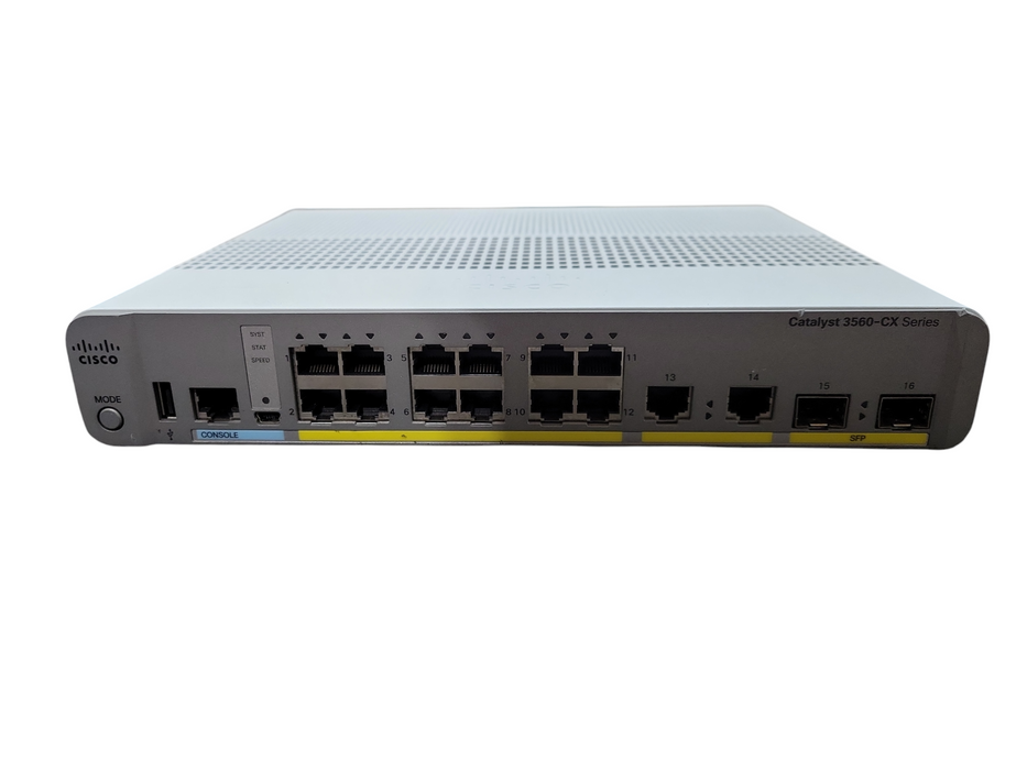 Cisco WS-C3560CX-12TC-S 14-Port Gigabit Ethernet 2xSFP Network Switch  !