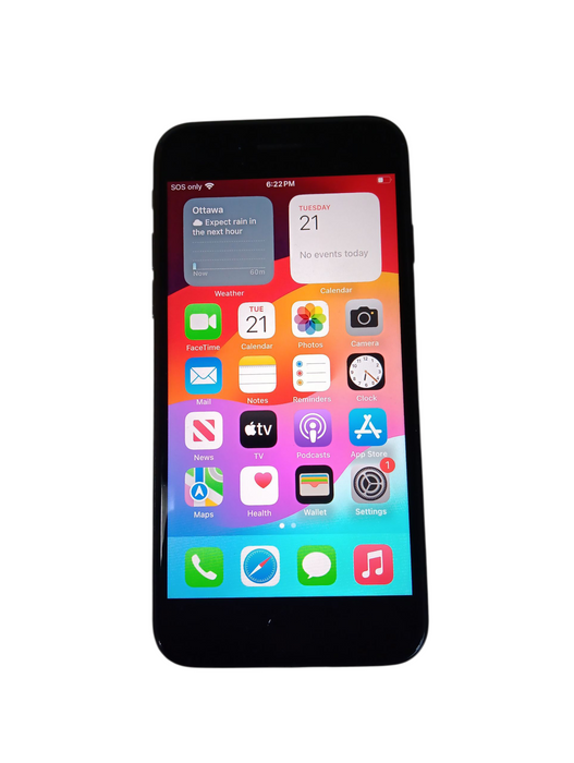 Apple iPhone SE 3 - 64GB - Black [A2595] Q