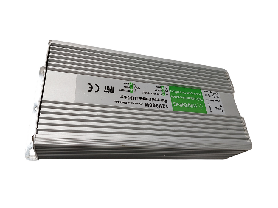 12Volt 300Watt Constant Voltage Waterproof Electronic LED Driver  =